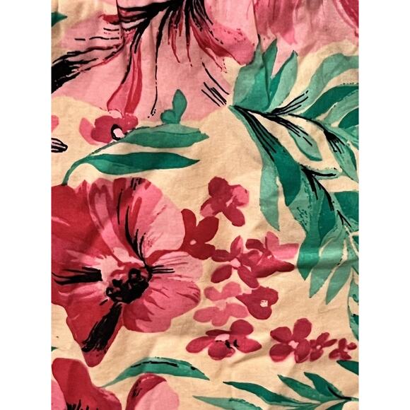 NWT J.Crew •0• Pink Floral Woven Cotton Sleeveless Wrap Dress #AO365 - Picture 9 of 13